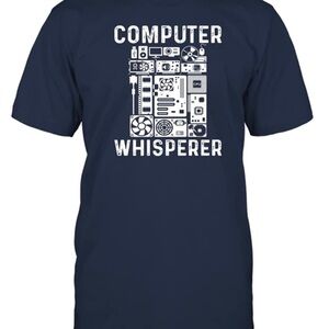 𝅺GILDAN Soft-style “Computer Whisperer” T-shirt